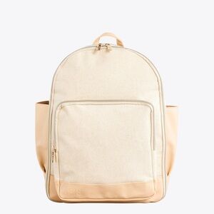BEIS Cream and Tan Women's Backpack